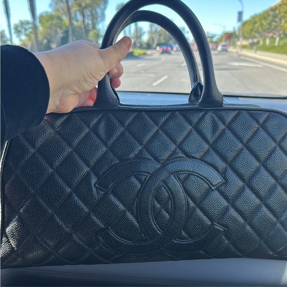 Chanel Timeless CC Caviar Bowling Bag - Picture 8 of 16